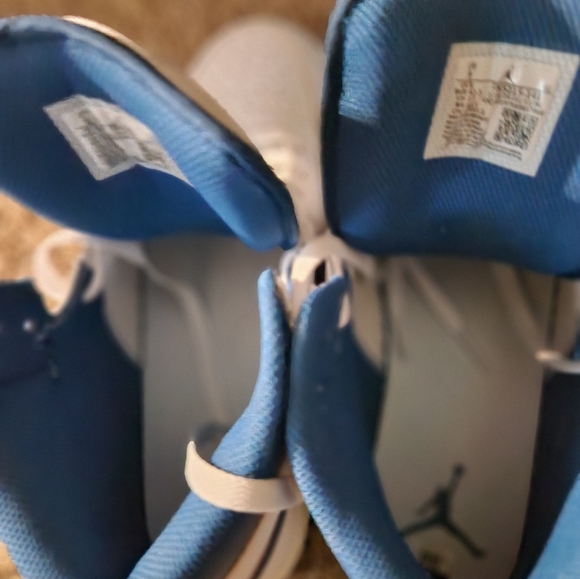 Nike Air Jordan 1 Size 9 Mid SE White/Sail/Industrial Blue FN5215 141 Men New - Picture 7 of 11